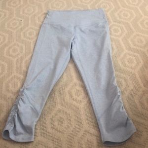 Zella light blue cropped leggings